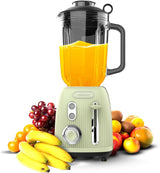Cecotec Standmixer Retro Power Schwarz Titan Retrogrün. 1200W Maximale Leistung, 2 Geschwindigkeiten, 4-Klingen-Messer Mit Schwarzer Titanbeschichtung Und 1,5L Krug, Vintage-Design in Grün Kitchen Naty Shop Green
