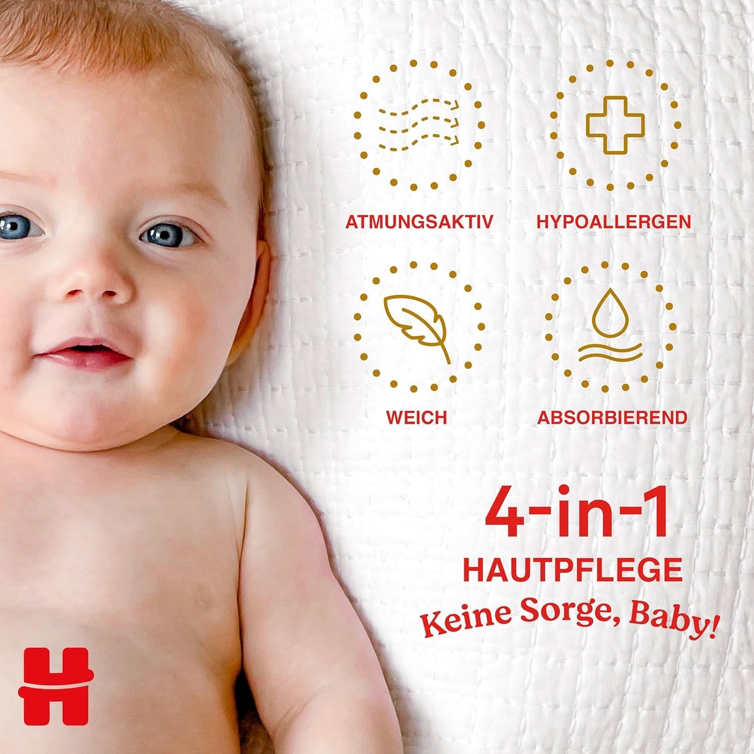 Huggies Extra Care Disney Babywindeln, Größe 4, 120 Windeln (2x60), Monatsbox