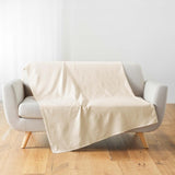 Douceur D'Intérieur, Decke (220 x 240 cm) Lucile Curry, Polycotton, einfarbige Betten und Bettdecken Douceur d'Intérieur Natura 180 x 220 cm