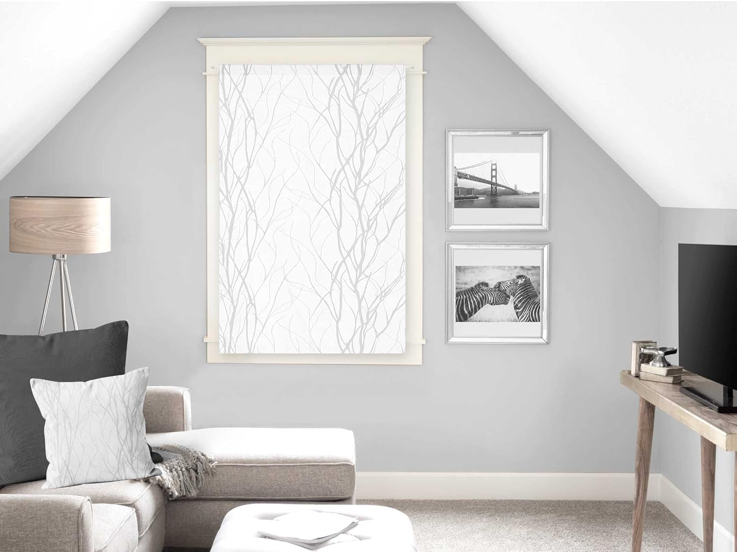 Soleil D'Ocre Liane Bise-Bise, Polyester, Weiß, 70 x 200 cm Steppdecken und Steppdecken Naty Shop Weiß H90 x B60 cm (1er-Pack)