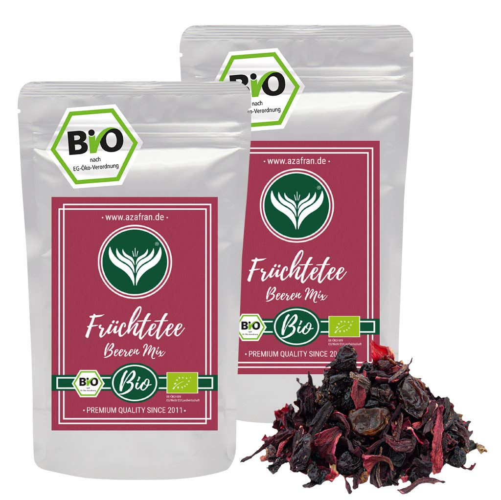 Azafran BIO Früchtetee Mischung aus roten Früchten 250 g
