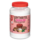 Erythrit + Sucralose 1:4 Süßstoff | 1G = 4G Zucker | 0 Netto-Kohlenhydrate – 0 Kalorien – 0 Glykämischer Index – Keto – Kein GVO – Castello seit 1907 – 1 kg Süßstoffe Naty Shop Standardtitel