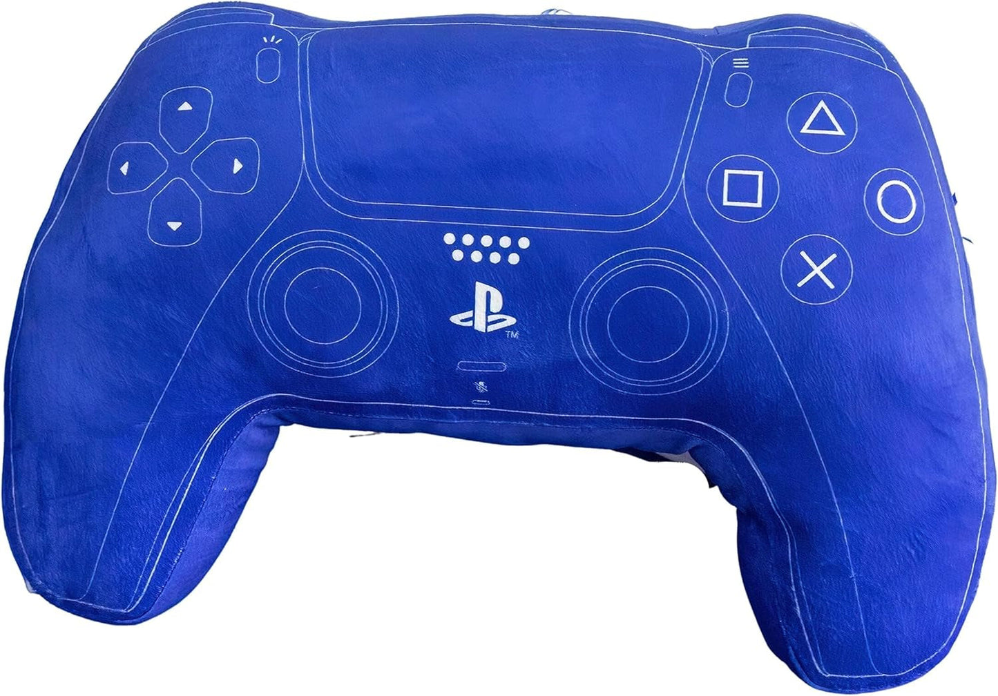 Character World: Offiziell lizenziertes Playstation-Controller-förmiges Kissen, Handset-Design, gefülltes Plüschkissen | Perfekt als Schlafzimmer- oder Spieldekoration: Blue Naty Shop Standard Pillows Default Title