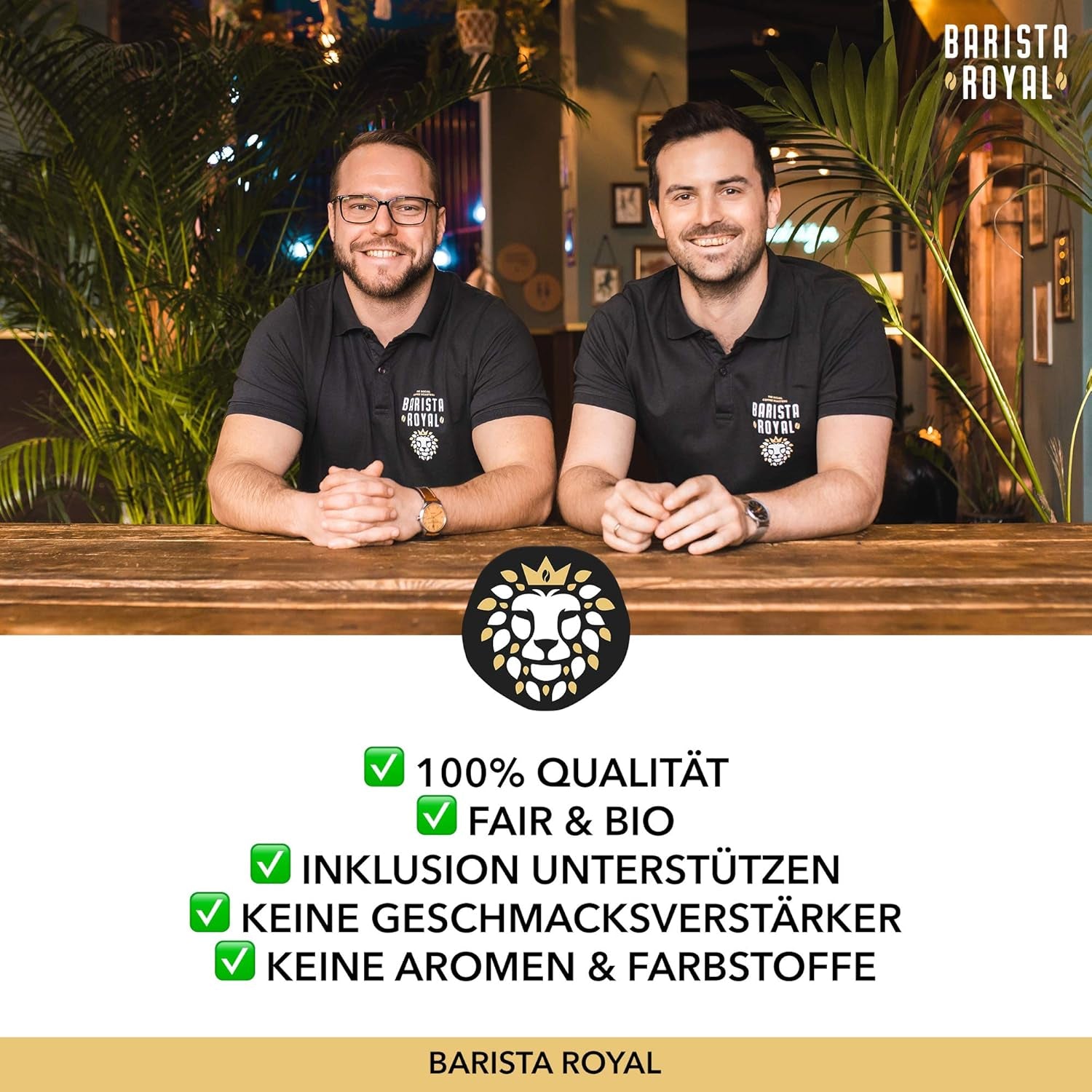 BARISTA ROYAL Bio Espressobohnen 1kg „Gran Señor“ | Frische Kaffeebohnen direkt aus Honduras | 100% Arabica Espresso ganze Bohnen | Ideal für Vollautomaten und Siebträger