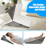Verstellbares Keilkissen für Bett, Lesekissen für Bett und Couch, Schaumstoff-Refluxkissen, Rückenkissen, Schlafapnoe, Lesen, Schlaferhöhung, Beinkissen, Rückenschmerzen, Schnarchen