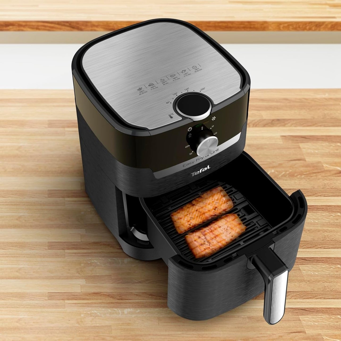 Tefal EY5018 Easy Fry & Grill Classic Heißluftfritteuse, 2-in-1-Technologie (Luftfritteuse und Grill), XL, 4,2 Liter für 6 Portionen, 1550 Watt Haushaltsgeräte Naty Shop