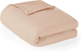 Luxuriöse flüssige Baumwolle von Madison Park, hochwertig, weich, bequem, Überwurfdecke aus 100 % ringgesponnener Baumwolle für Bett, Couch oder Couch, Blush Full/Queen. Naty Shop Bettdecken und Steppdecken, Rot, Full/Queen
