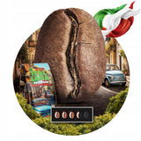 Geröstete Kaffeebohnen Italiana Bellagio 1kg | 80 % Arabica und 20 % Robusta | mit einem Hauch von Nüssen und dunkler Schokolade | frisch geröstet, säurearm | für Kaffeemaschinen | Blauer Orca-Kaffee