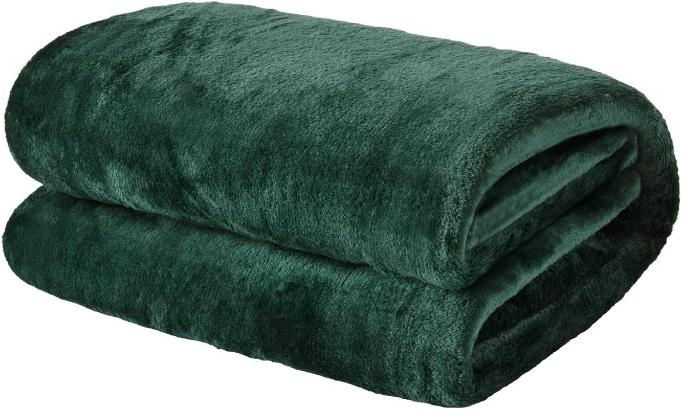 Brentford's Ultraweiche Fleece-Tagesdecke, Silbergrau, großes Doppelbett – 150 x 200 cm. Betten und Decken. Beuche den Brentfords-Store, Smaragdgrün, 120 x 150 cm
