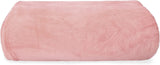 HOMLA Flauschige und warme rote Fleecedecke – für Sofa und Bett Bequeme Decke Sofadecke Wohnzimmerdecke – pflegeleicht 150 x 200 cm Rosa Betten und Decken Besuchen Sie den HOMLA-Store