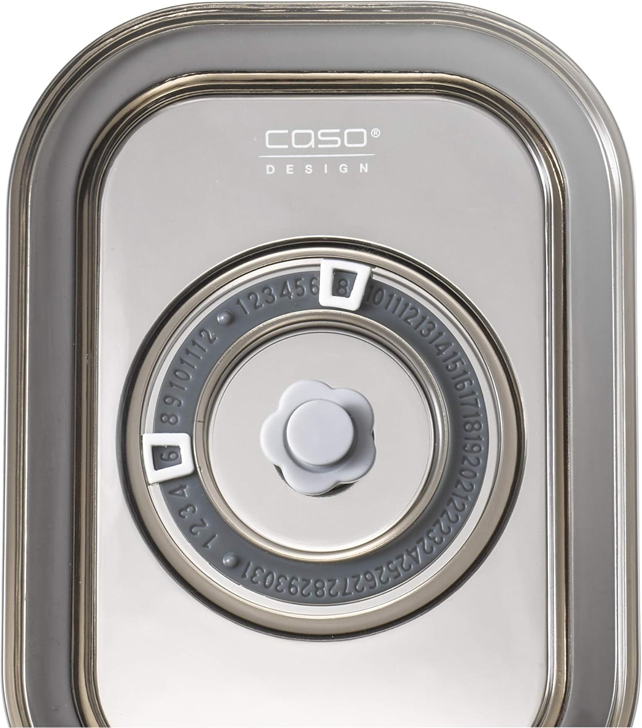 Caso Vacu OneTouch Eco Set, manuelles Vakuumiergerät, inklusive 3 Glas-Vakuumbehälter und VacuBoxx Eco-Duo S – Vakuum-Frischebehälter / 2 Behälter mit je 500 ml Frischhaltedosen Naty Shop