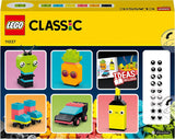 LEGO 11027 Classic Neon Creative Building Set, Brick Box Set, Bauspielzeug mit Modellen: Auto, Ananas, Alien, Rollschuhen, Figuren und mehr, für Kinder ab 5 Jahren. Bausets Besuchen Sie den LEGO-Store