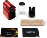 Krups Nespresso Inissia Espressomaschine – kompakte Espressomaschine für Kaffeekapseln, 19 bar Druck, schnelles Aufheizen in 25 Sekunden, Energiesparfunktion, 0,7 l Wassertank, rot, Modell YY5506FD