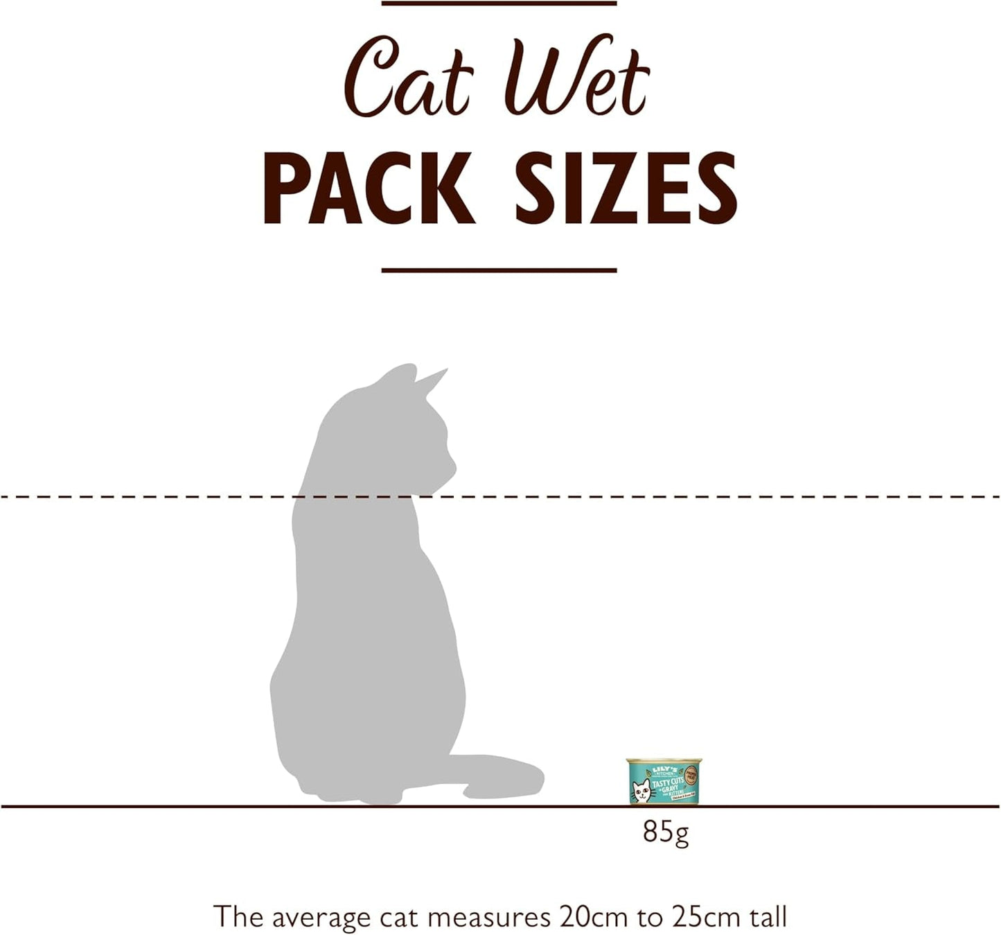 Lily's Kitchen Fish Tasty Cuts Nassfutter für Katzen – 24er-Pack (24 x 85 g). Köstliche Fischstücke in Soße für Katzen