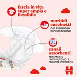 Huggies Ultra Comfort/Little Movers Windeln, Größe 3 (4–9 kg), Disney-Design, saugfähig, vollständiger Schutz, 126 Stück