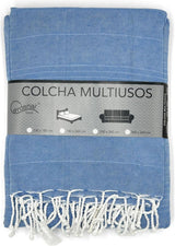 ECOMMERC3 Multifunktions-Tagesdecke, Größe 300 x 260 cm, für Sofa oder Bett, blau, multifunktionale Tagesdecke, dekorativ für Sofa, Bett, Sofaüberwurf, leicht und elegant, blau. Betten und Decken. Besuchen Sie den ECOMMERC3-Store