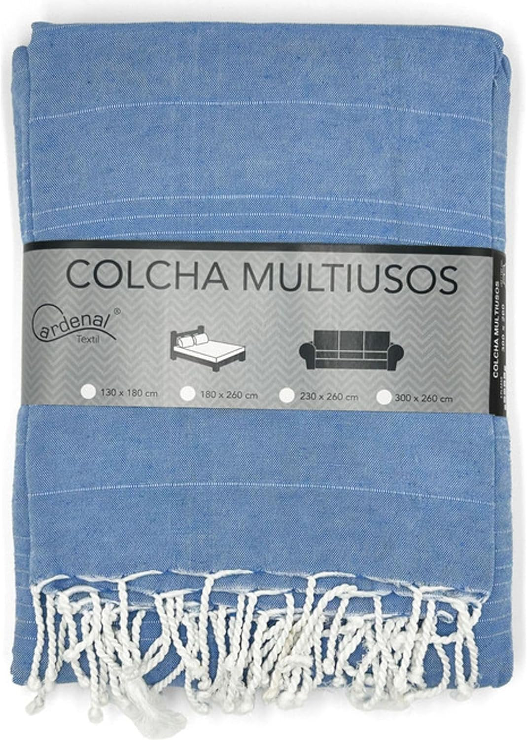 ECOMMERC3 Multifunktions-Tagesdecke, Größe 300 x 260 cm, für Sofa oder Bett, blau, multifunktionale Tagesdecke, dekorativ für Sofa, Bett, Sofaüberwurf, leicht und elegant, blau. Betten und Decken. Besuchen Sie den ECOMMERC3-Store