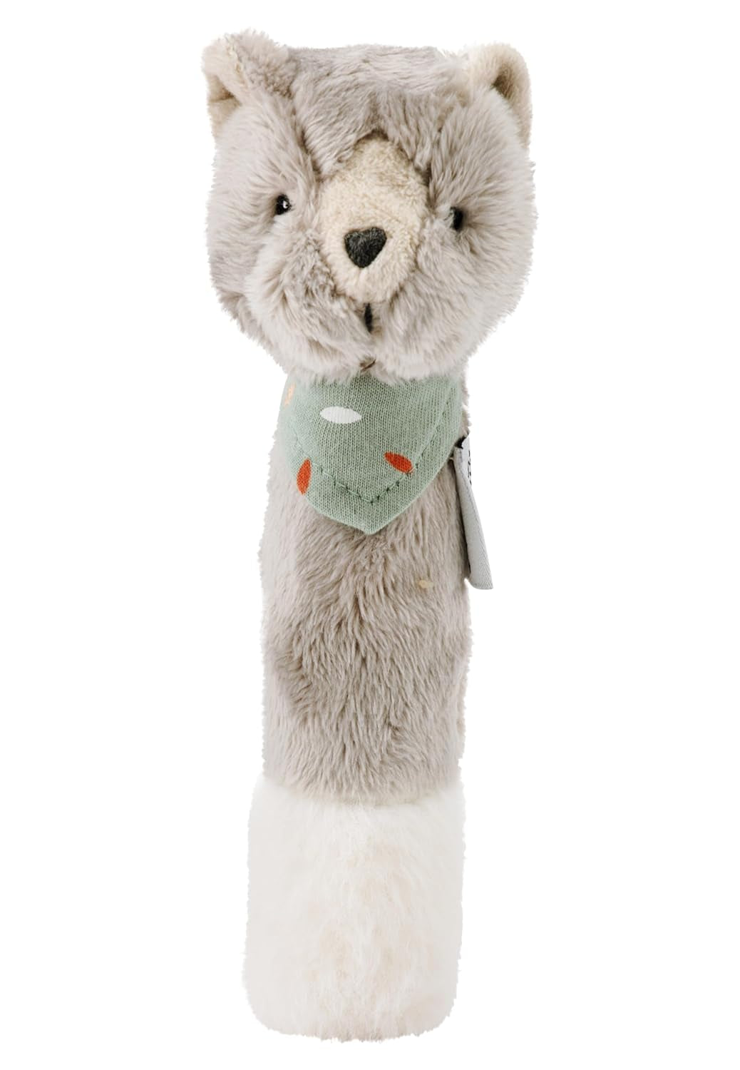 Sterntaler Baby-Quietsche Katze Lilly – Weiches Fleece-Babyspielzeug – Greifling für Babys – Erste Greif- und Spielversuche, grau Bebe Toys Naty Shop