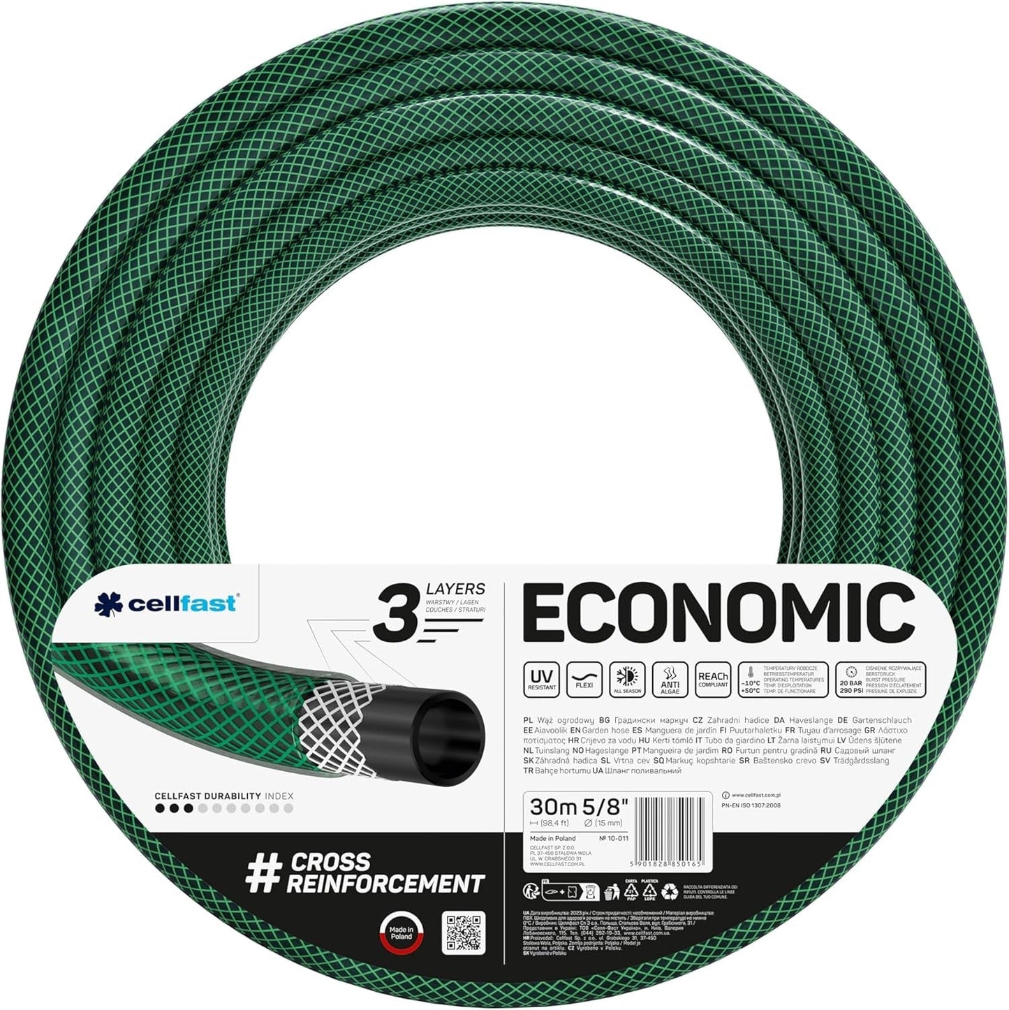 Gartenschlauch Cellfast ECONOMIC 20m, 5/8", 10-010