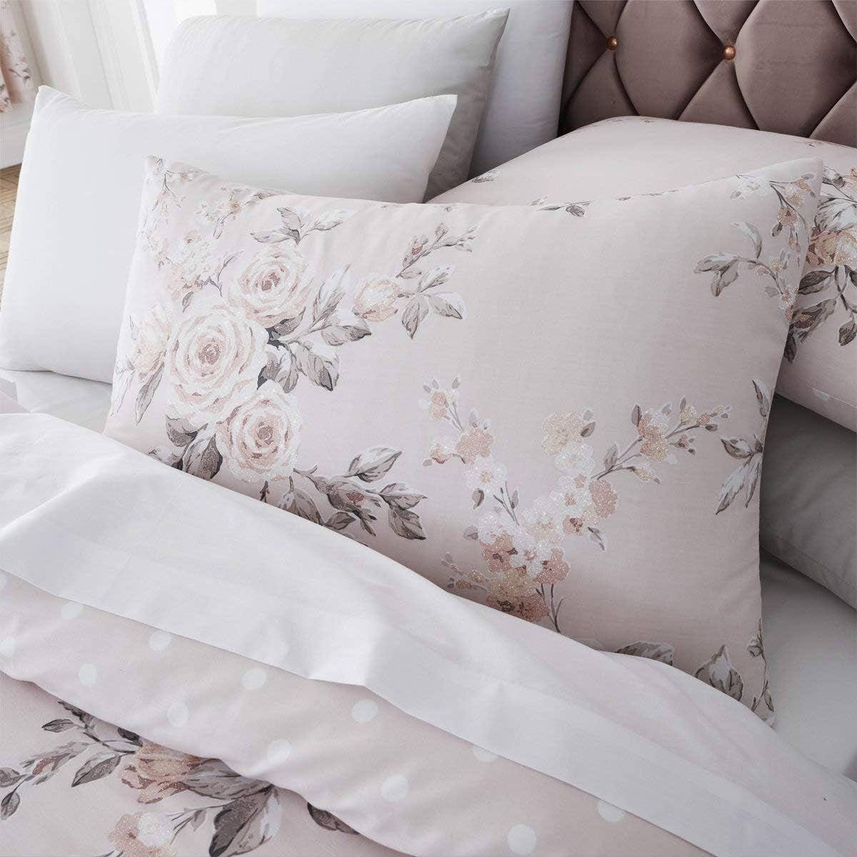 Catherine Lansfield Canterbury Tagesdecke, pflegeleicht, Blush, Tagesdecke – 220 x 230 cm. Betten und Decken Catherine Lansfield