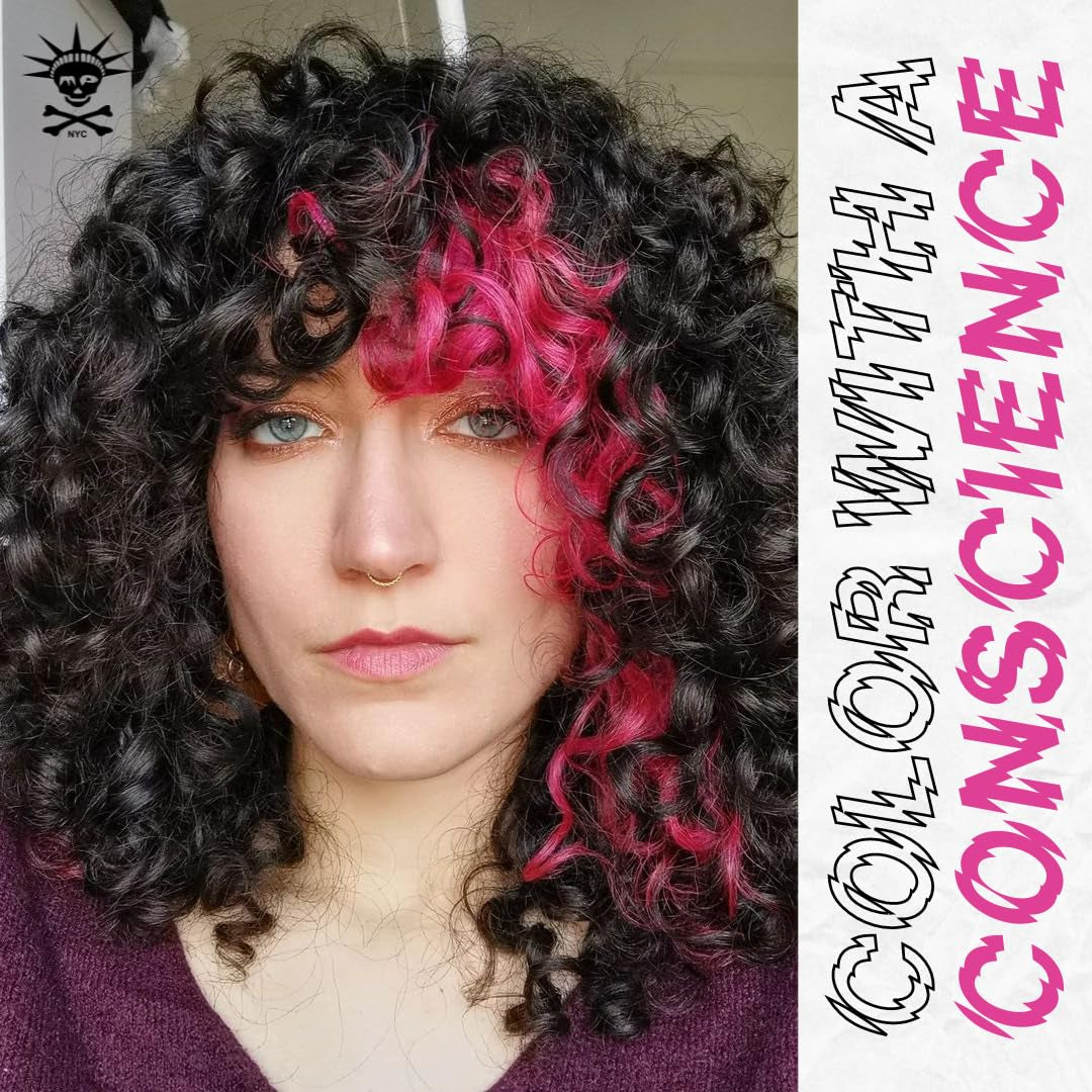 Manic Panic Hot Hot Pink Classic Cream Vegano Cruelty Free Semi Permanent Haarfärbemittel 118 ml Naty Shop Haarfärbemittel
