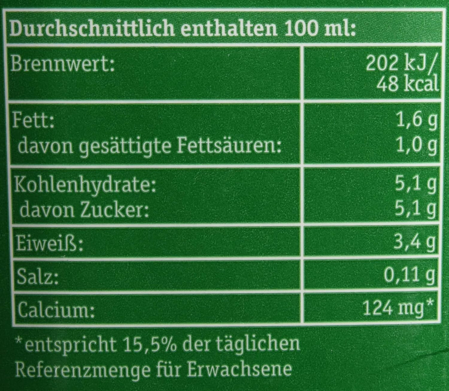 Berchtesgadener Land Haltbare Bergbauern-Milch, 1,5% Fett, 12er Pack (12 x 1 l)