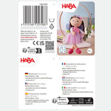 HABA Fairy Magic Puppenkleidung – 2-teiliges Set für Puppen ab 18 Monaten (30 cm) – Tüllkleid mit Flügeln, Blumen-Haarband im Lieferumfang enthalten – 1306243001