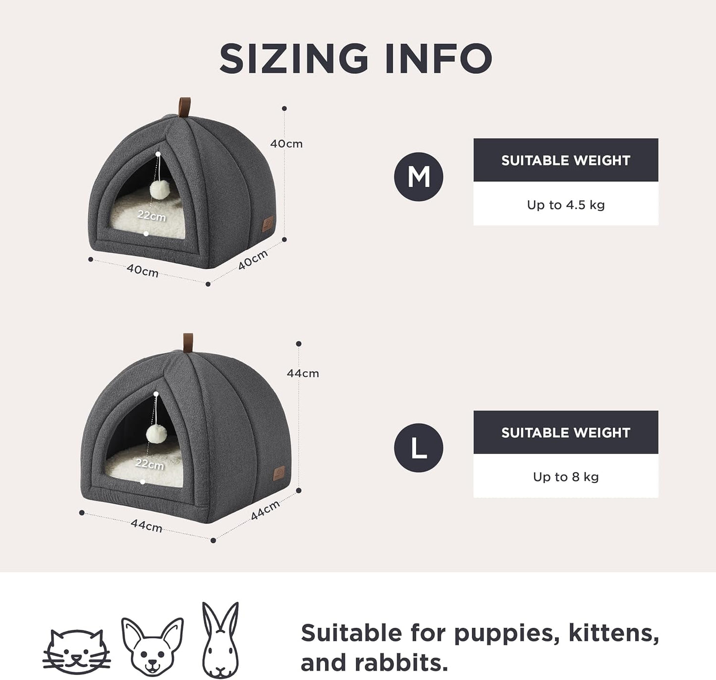 Decken und Möbel, Haustiere, Höhlen und Häuser, Katzen, Betten für Katzen, Katzenbetten, Matratzen