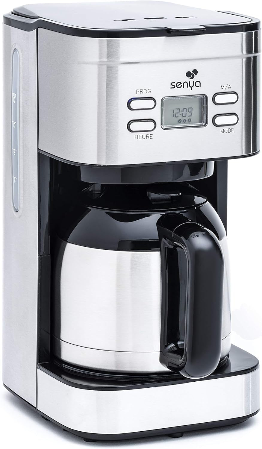 SYBF-CM025 Heißkaffeemaschine, Edelstahl, 1,2 Liter, Edelstahl