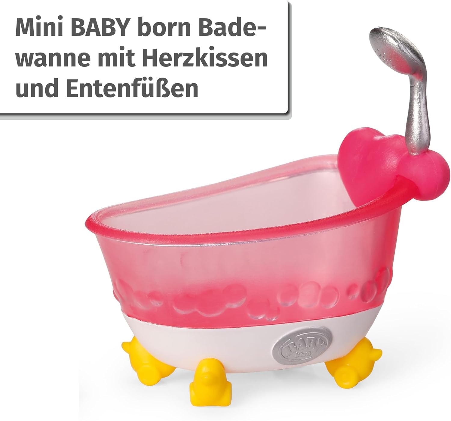 BABY Born Minis Badewannen-Spielset mit Minis-Puppe Amy und Ente, 906101 Zapf Creation Dolls Naty Shop