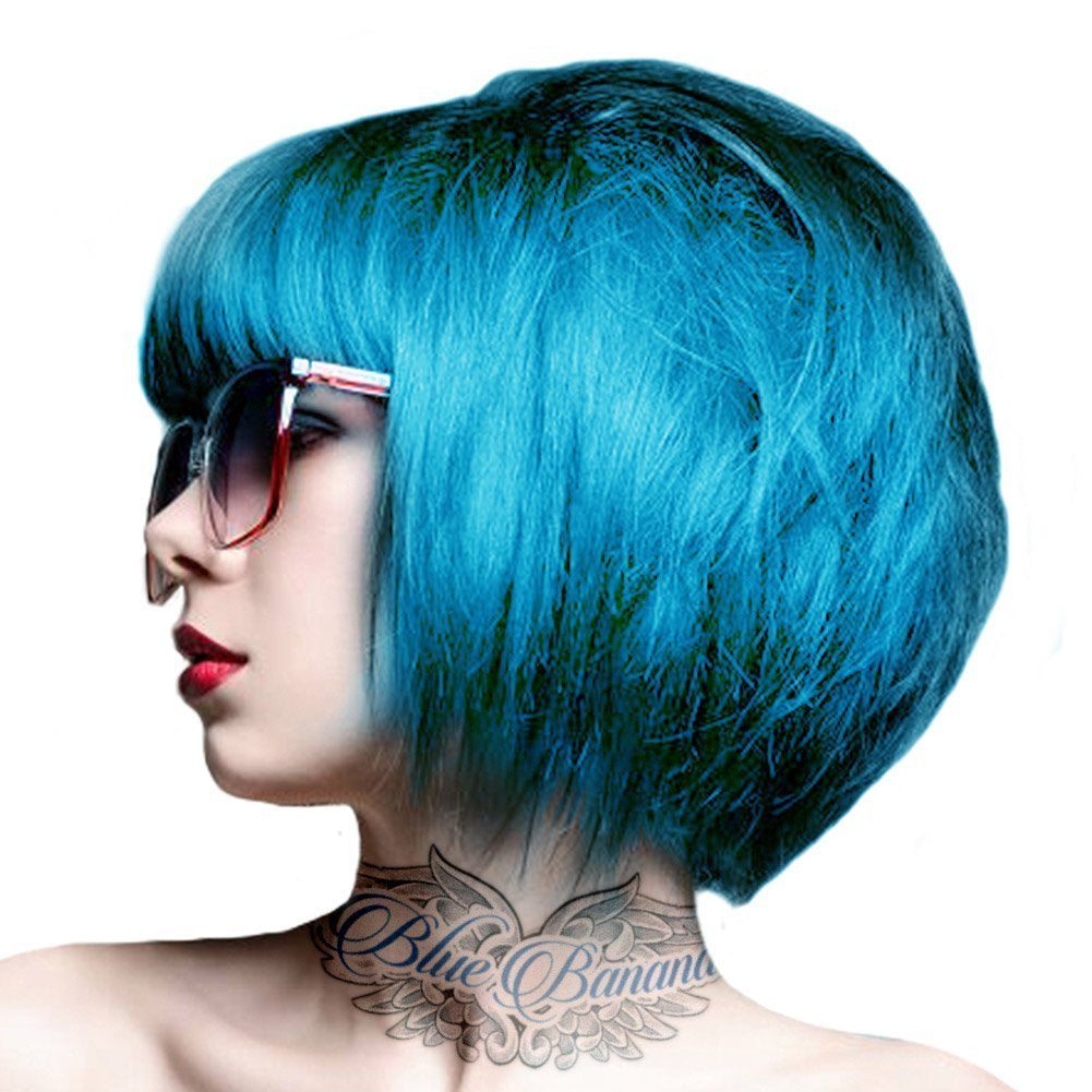 GO TOXIC UV semipermanente Haarfärbecreme 100 ml (1 Packung) Naty Shop Blaue Haarfarbe 1 Stück (1 Packung)