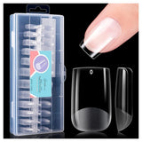 Gelike Ec Short Almond Nails – Weiche Nägel mit vollständiger Abdeckung, vorpolierte künstliche Nägel für Nagelverlängerungen, Nagelstudio zu Hause, DIY-Salon, 120 Stück, 12 Größen