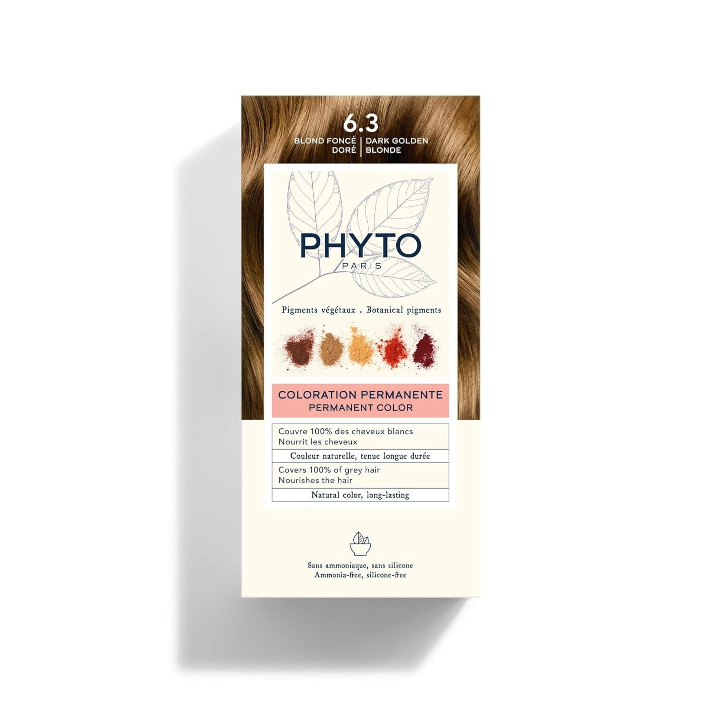 Permanente Haarfarbe, 5,3 Hellgoldbraune Haarfarbe Naty Shop 6,3 Blond Foncé Doré