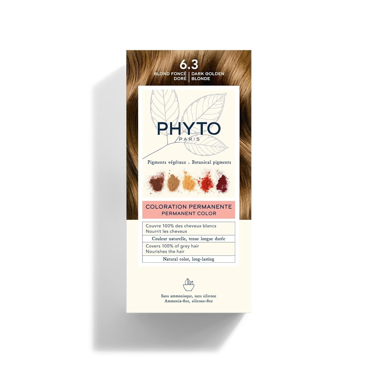 Permanente Haarfarbe, 5,3 Hellgoldbraune Haarfarbe Naty Shop 6,3 Blond Foncé Doré