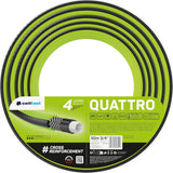Cellfast QUATTRO Gartenschlauch, langlebig, leicht, 4-lagiger, UV-beständiger Drahtschlauch, Kreuzgeflecht, 20 Bar, 3/4 Zoll, 15 m, 10-074