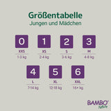 Bambo Nature Premium Eco Windeln, Größe 6, 1,63 kg