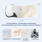 IDEA Nackenschmerzkissen, orthopädisches Kissen aus Memory-Schaum, ergonomisches Nackenkissen für optimale Unterstützung, Anti-Schnarch-Kissen für Seiten-, Rücken- und Bauchschlaf, zervikale orthopädische Kissen, Naty Shop