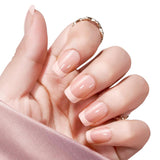 360 Stück französische künstliche Nägel, mittelgroß, rechteckig, künstliche Nägel mit künstlicher Nagelfeile, natürliche Spitzen, DIY zum Aufdrücken, für Damen und Frauen