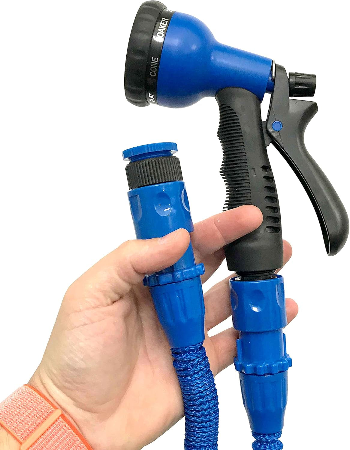 Pro C2607B Schlauch ausziehbar mit Presión del Agua, Azul, 7,5 Meter