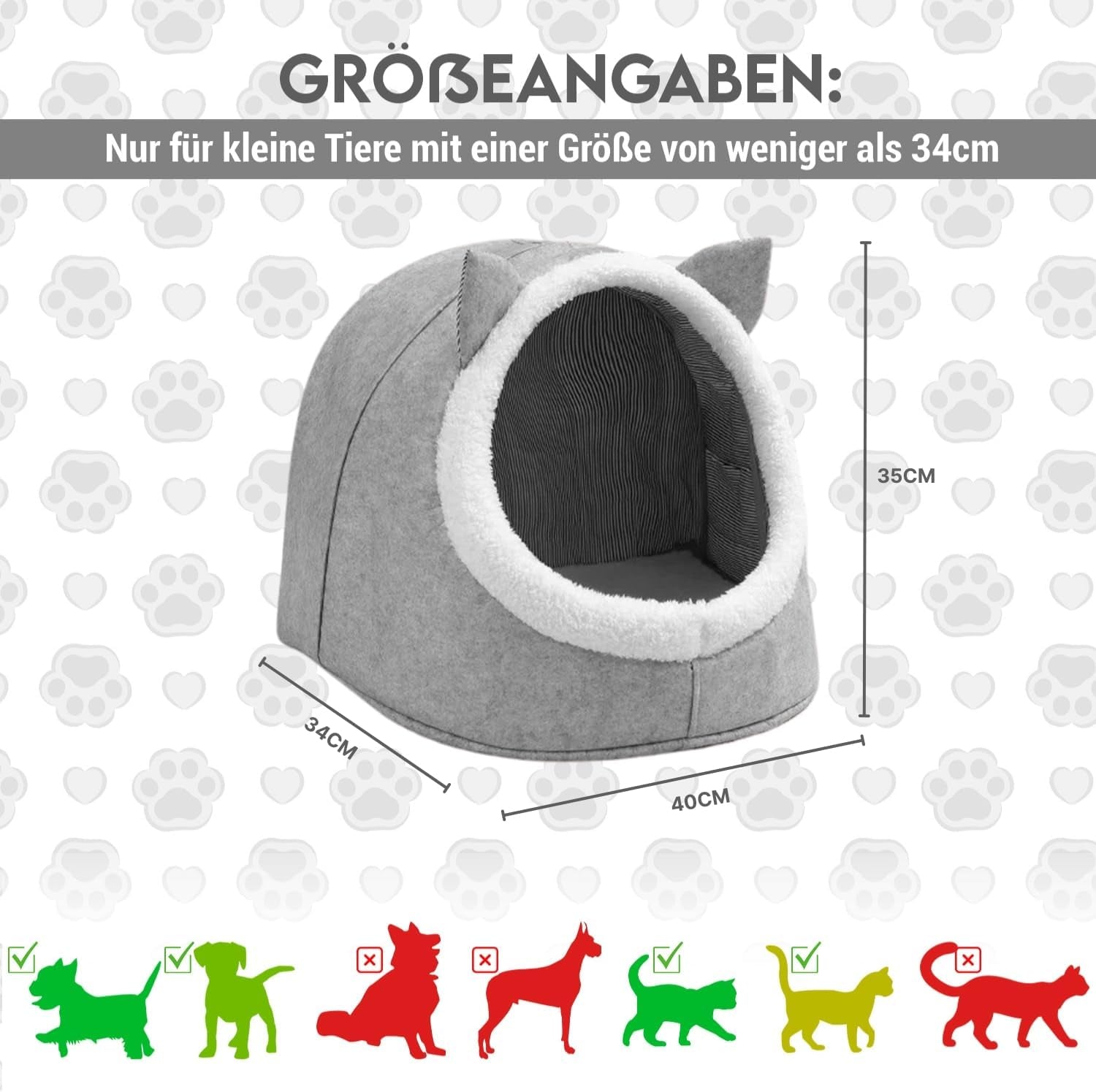 Decken und Möbel, Haustiere, Höhlen und Häuser, Katzen, Betten für Katzen, Katzenbetten, Matratzen