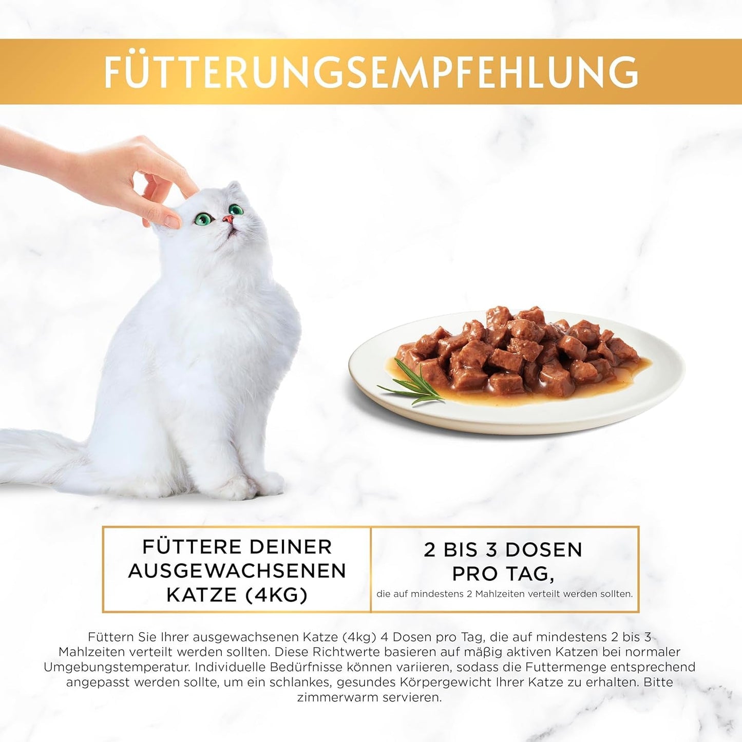 Gourmet Gold Tender Morsels in Gemüsesauce, Kalbfleisch und Gemüse, Nassfutter für Katzen, 12er-Pack (12 x 85 g)