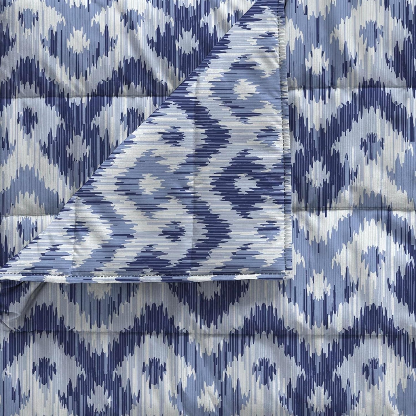 Italienische Bettwäsche, einfache Sommerdecke, bedruckte Mikrofaser, 250 x 240 cm, Rombi Tagesdecken und Steppdecken Naty Shop