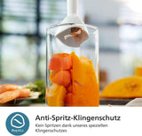Philips 5000-Serie Stabmixer - 1200W Leistung. Promix-Technologie. LED-Geschwindigkeitsanzeiger. Stufenlose Geschwindigkeitseinstellung. Kompaktes Design. Leicht Zu Reinigen. Schwarz (HR2681/00) Küche Naty Shop