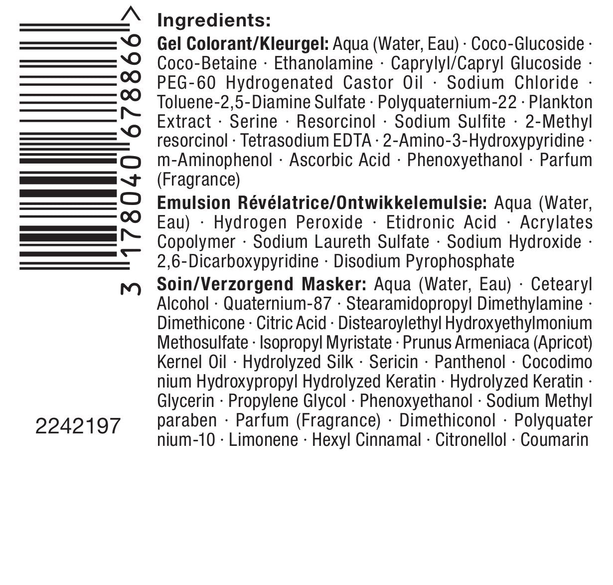Perfect Mousse Permanent Coloring Mousse, 668 Hasellnuss Haarfärbemittel Naty Shop