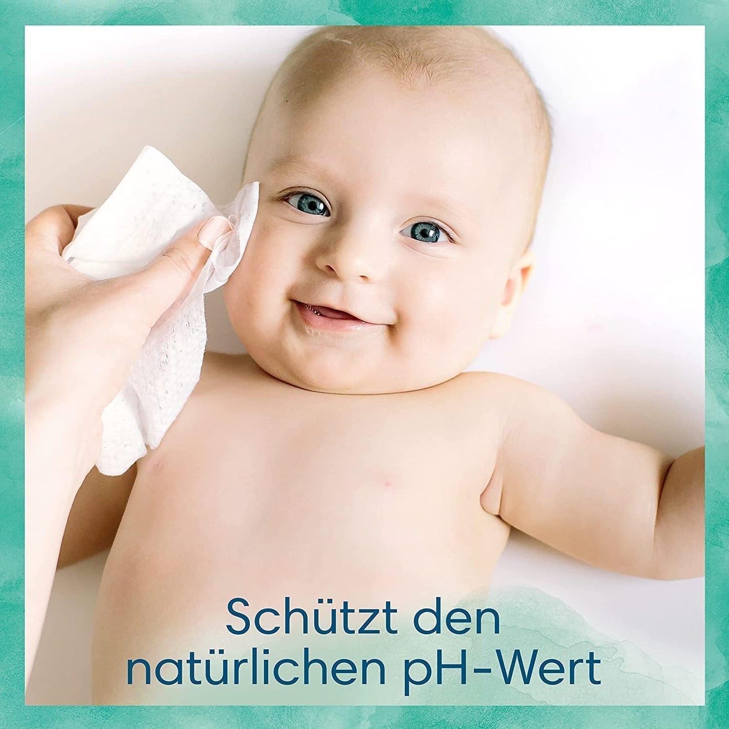 Harmonie Aqua Babywindelset Größe 1 (2–5 kg, 180 Stück), Größe 2 (4–8 kg, 240 Stück), Halbmondbox und Aqua Babytücher, 720 Tücher (15 x 48), Baby-Starterset