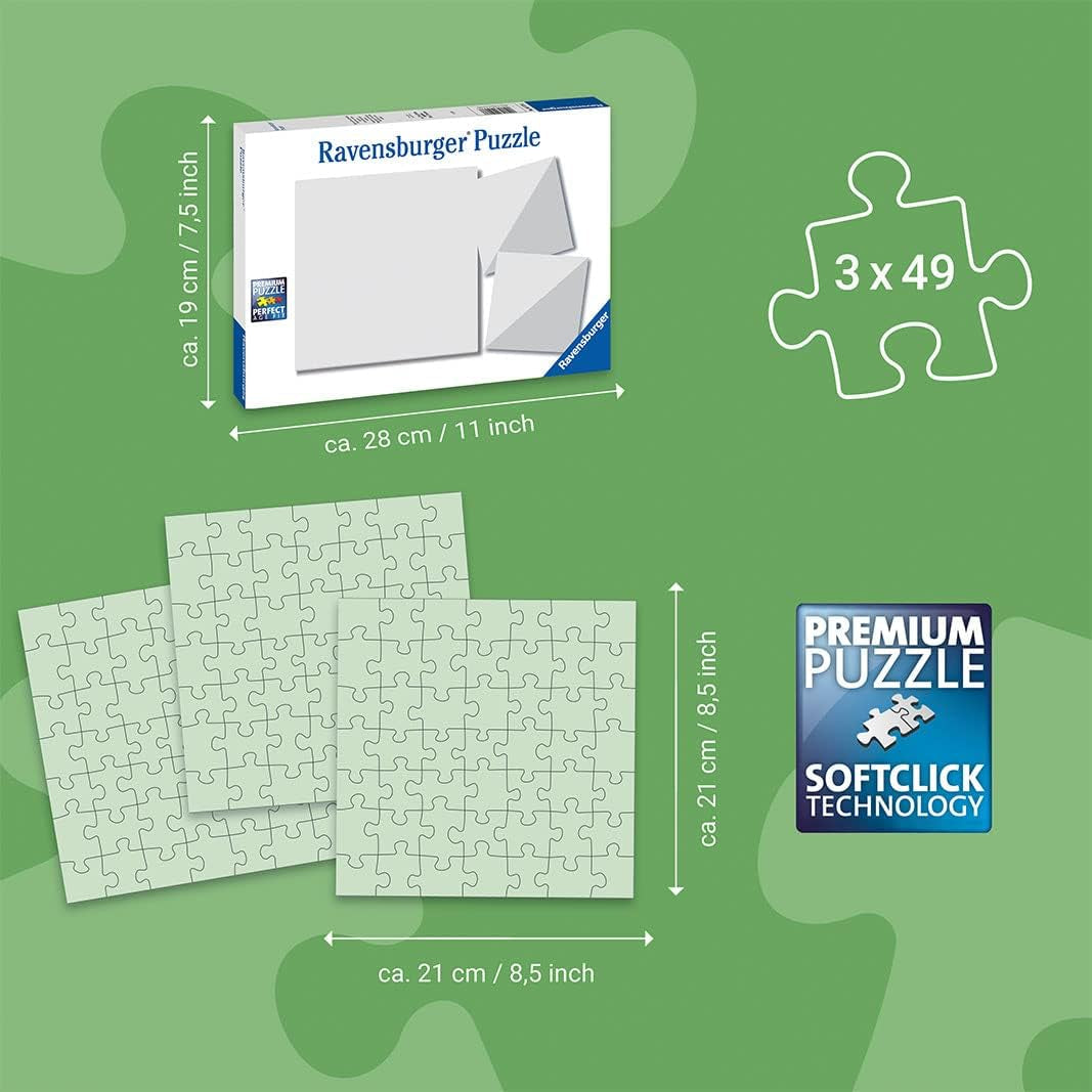 Ravensburger Puzzle für Kinder – 12000859 Zauberhafte Unterwasserwelt – 3X49 Puzzleteile für Kinder ab 5 Jahren Puzzle Naty Shop
