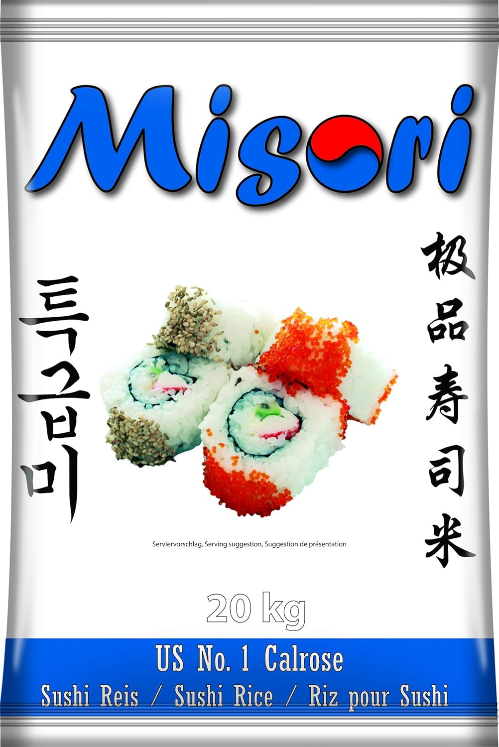 Calrose/Sushi-Reis, 1 Packung (1 x 20,2 kg)