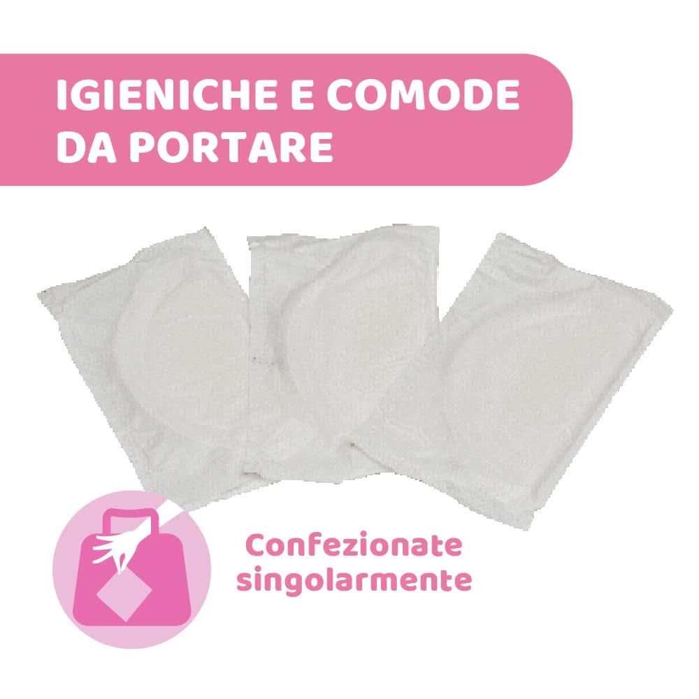 Chicco Acterielle Natural Feeling Stilleinlagen, 30 Stück Lebensmittel- und Stillzubehör Bebe Naty Shop