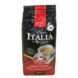Kafffe, Bar Italia Espresso, Gran Crema (1 kg, Beutel), 1er Pack