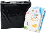 CutiePlusU Erwachsenenwindeln, 10er-Pack, Einweg-Blattwindeln für Damen und Herren, maximale Saugfähigkeit über Nacht – I Love Summer (mittlere Größe 71–96 cm)